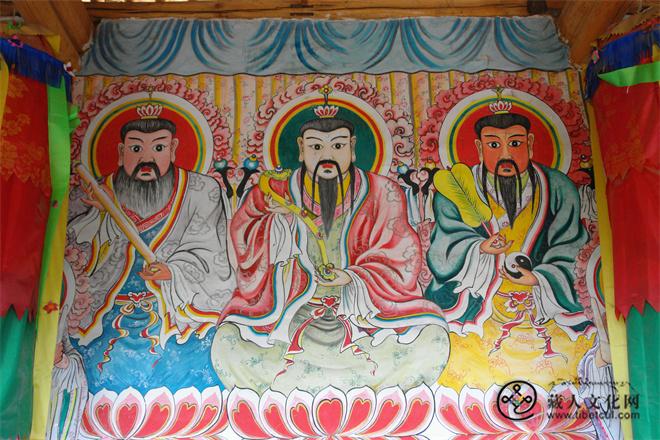 五竹寺三清殿内的壁画.JPG