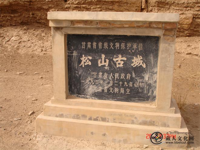松山古城已成为甘肃省文物保护单位.JPG